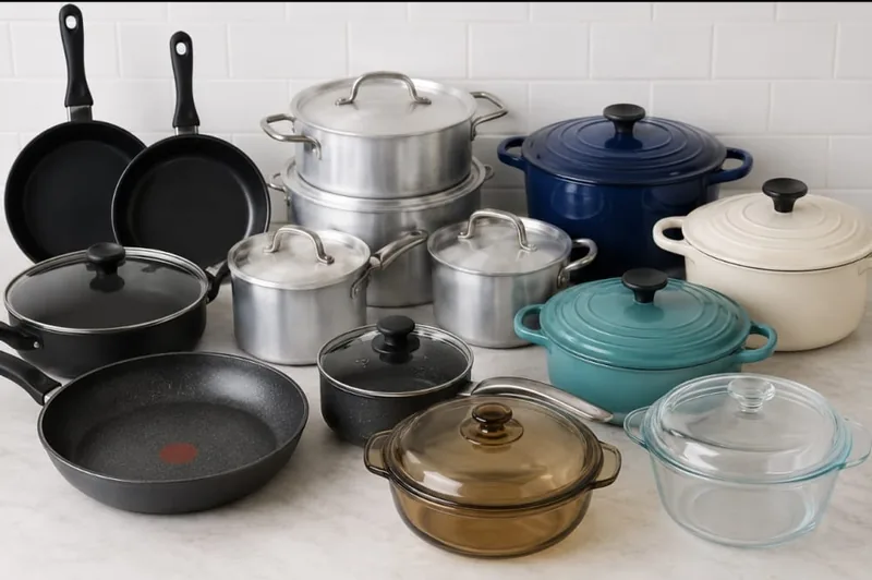 Cooking pots and pans 