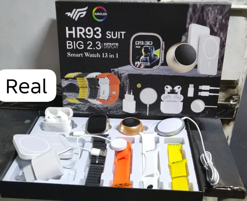 HR93 13 in 1 Smart Watch set now