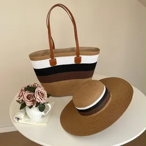 Ensemble Sac de Plage et Chapeau Femme – Style Estival