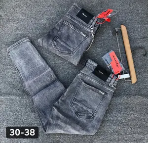 Jean Homme Slim Fit Gris Délavé – Style Moderne