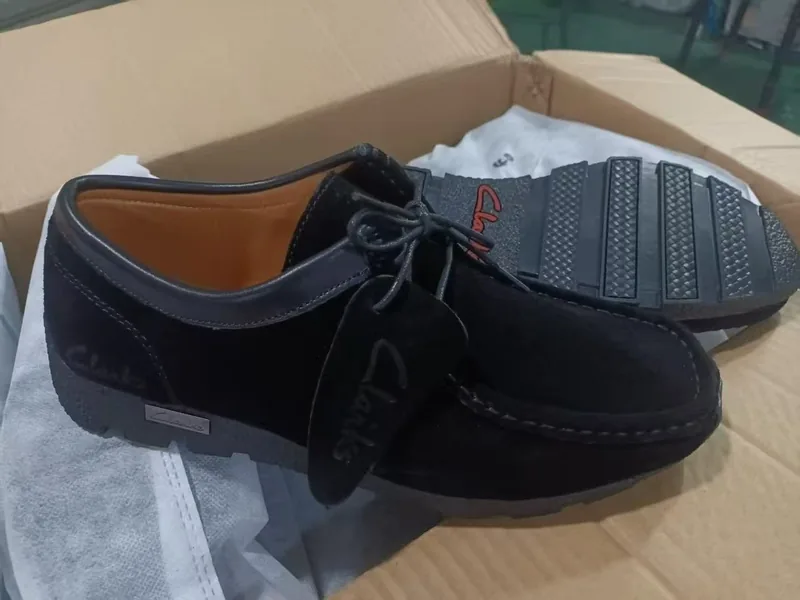Chaussures homme style mocassin à lacets – Noir