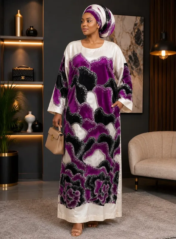 Robe Bazin riche