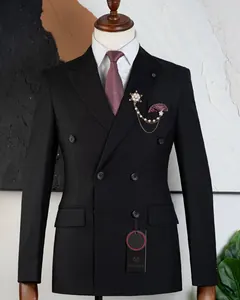 Costume Homme 3 Pièces Croisé Premium – Élégance Business & Cérémonie
