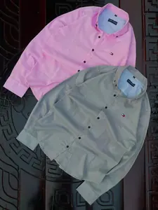 Chemise Homme Oxford Manches Longues – Élégance Décontractée