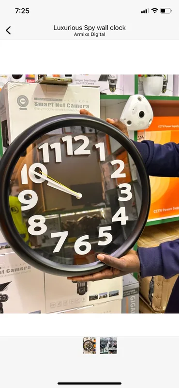 Spy wall clock (camera)
