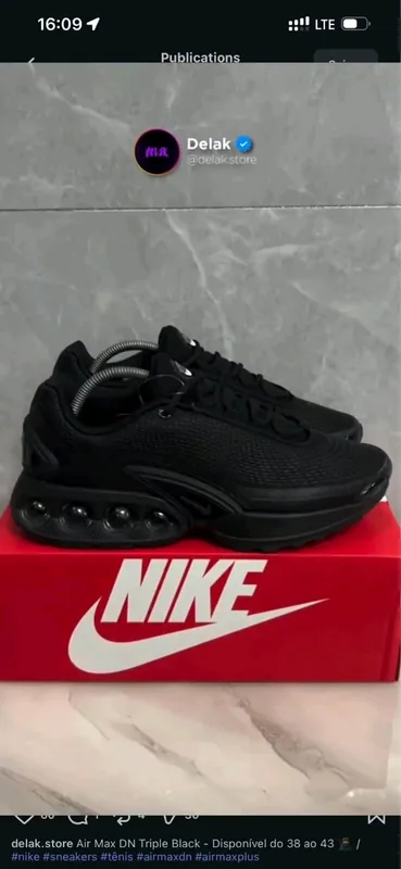 Nike Air Max DN Triple Black – Élégance et Performance