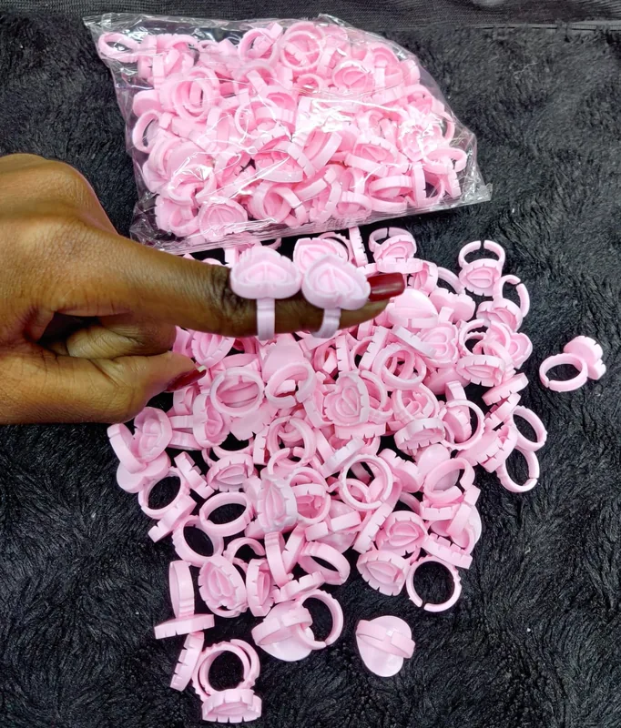 Eyelash Glue Rings- 100pcs