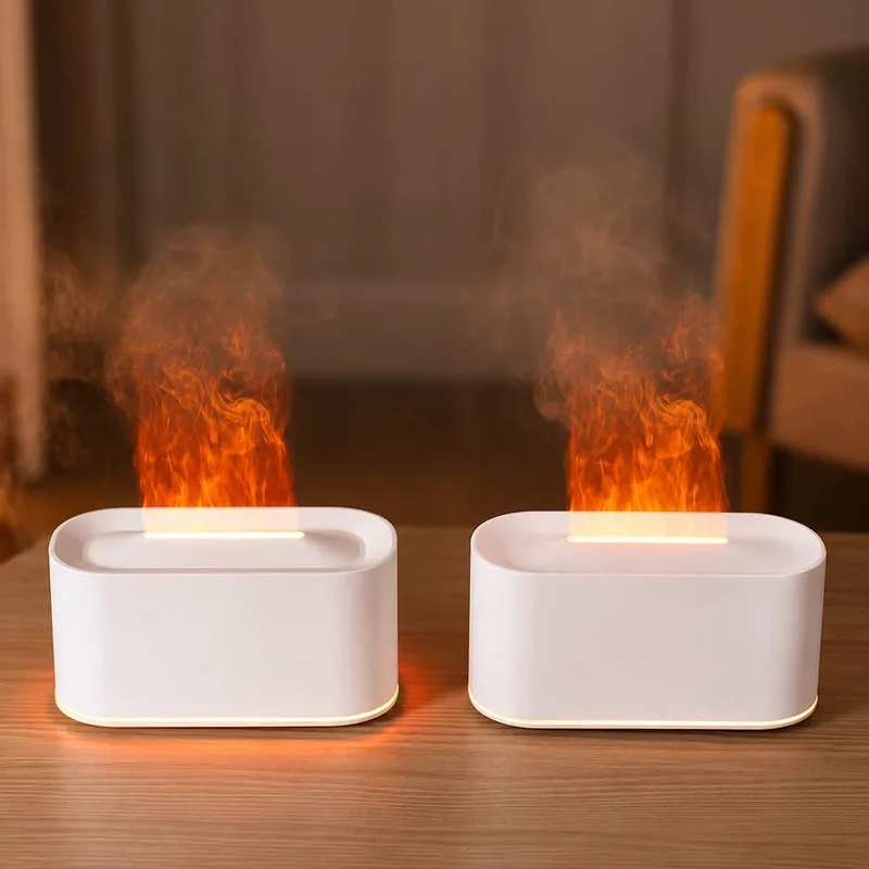 Diffuseur d'Huiles Essentielles à Effet Flamme (Flame Aroma Diffuser)
