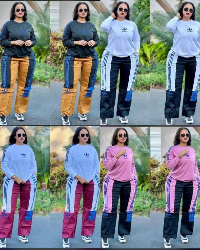 Women’s Casual Cargo Tracksuit Set