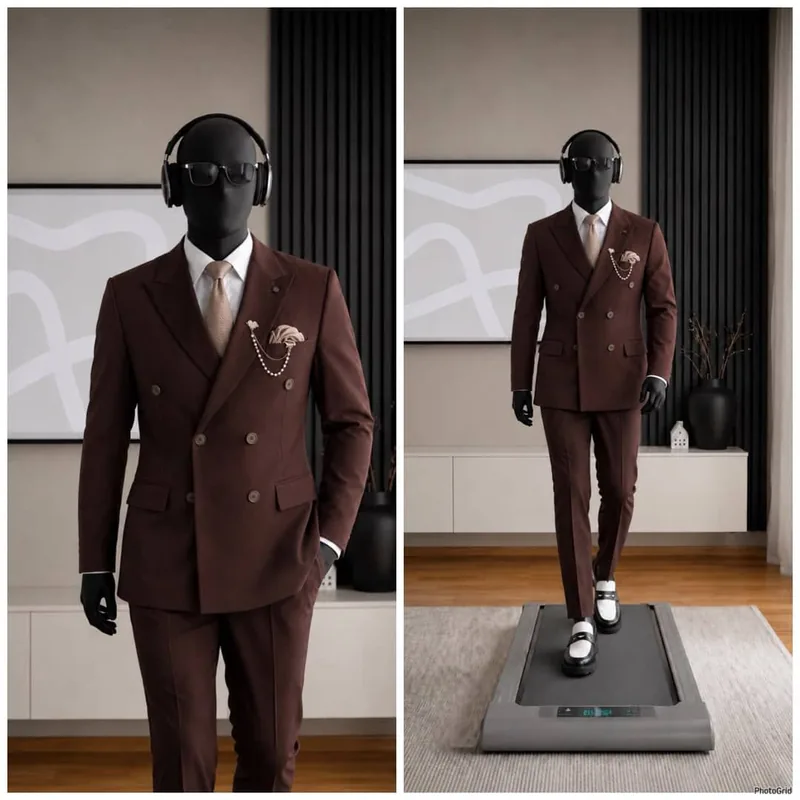 Costume Homme 3 Pièces Croisé Premium – Élégance Business & Cérémonie