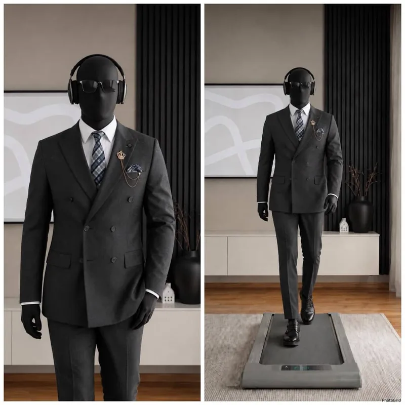 Costume Homme 3 Pièces Croisé Premium – Élégance Business & Cérémonie
