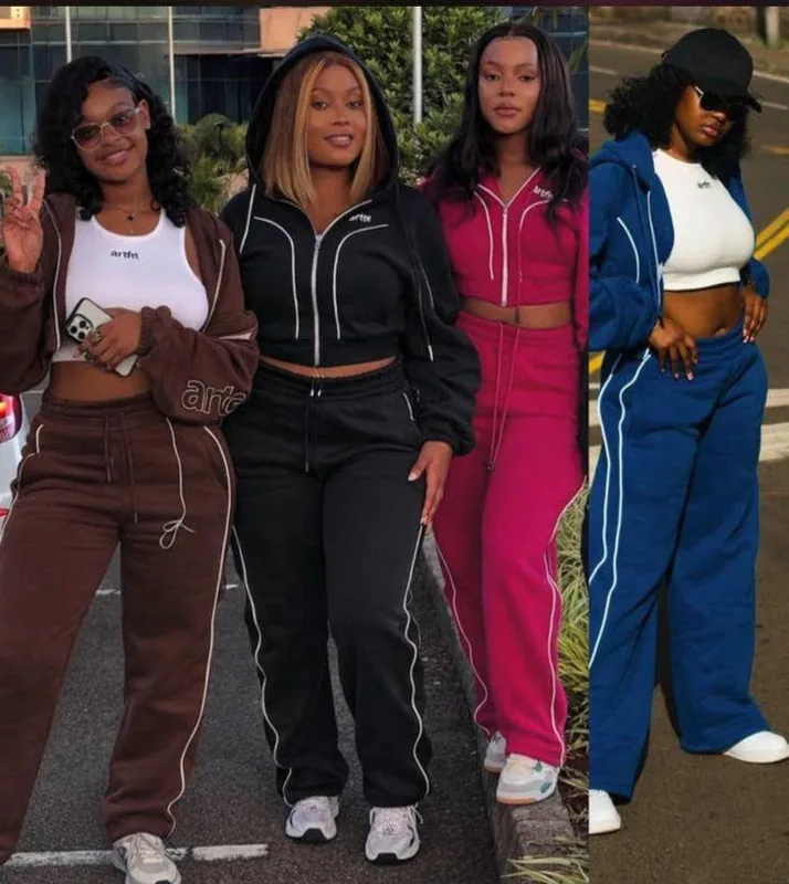 Women’s Zip Hoodie Jogger Set