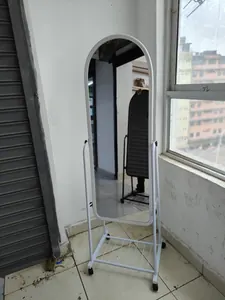 Dressing Mirror with Wheels and shoes rack