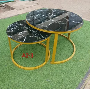 Marble nesting coffee table