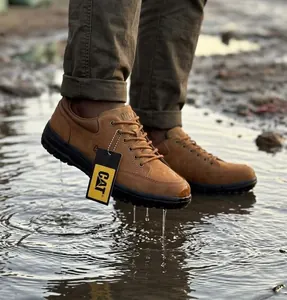 CAT Homme – Chaussures en Cuir Résistantes & Confortables