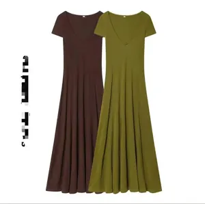 Robe Longue Évasée Femme – Style Élégan